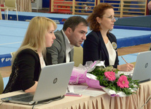 Bakıda qadın idman gimnastikası üzrə akrobatların çoxnövçülükdə çıxışı başlayıb. Azərbaycan, 4 dekabr 2015